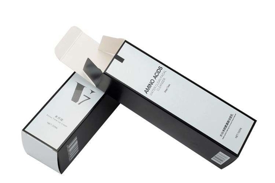 Confezione cosmetica in cartone pieghevole per la cura della pelle personalizzata a colori PMS