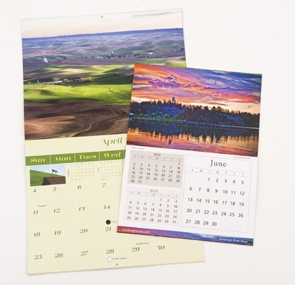 Lavori di ufficio 2024 Calendario da scrivania Stampa Cucitura su misura Legatura