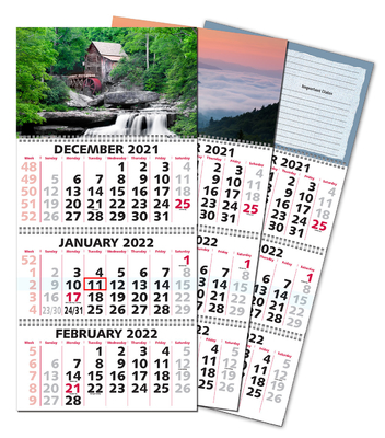 Servizi di stampa di calendari personalizzati Logo personalizzato Stampato 12x18 Tavolo da scrivania