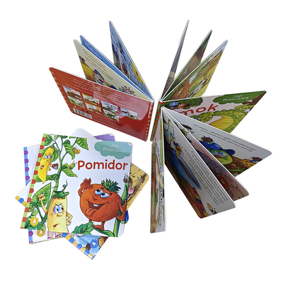Saddle Stitching A5 Baby Book Printing Custom Hard Cover Coated Paper