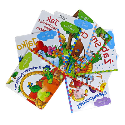 Saddle Stitching A5 Baby Book Printing Custom Hard Cover Coated Paper