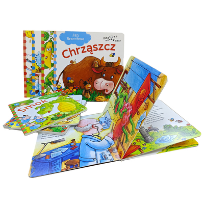 Saddle Stitching A5 Baby Book Printing Custom Hard Cover Coated Paper