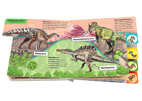 Bambini del cartone di stampa offset a colori dell'OEM che pubblicano il libro del bordo del bambino del libro
