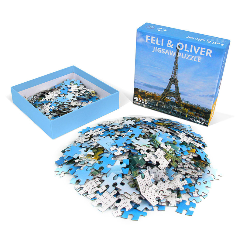 Giocattoli educativi Montessori per bambini Puzzle personalizzati Puzzle in legno con mappa del mondo