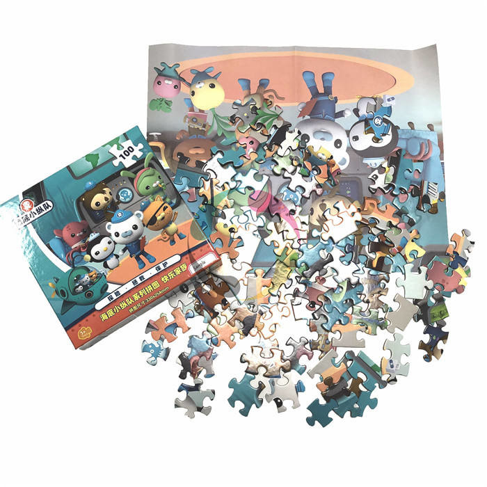 Puzzle da pavimento divertente stampato a colori personalizzato per bambini di 3 anni