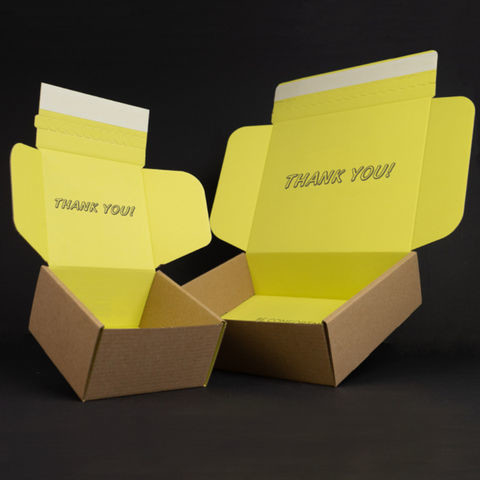 Pantone Color Mailer Shipping Box Scatole postali colorate con laminazione opaca lucida