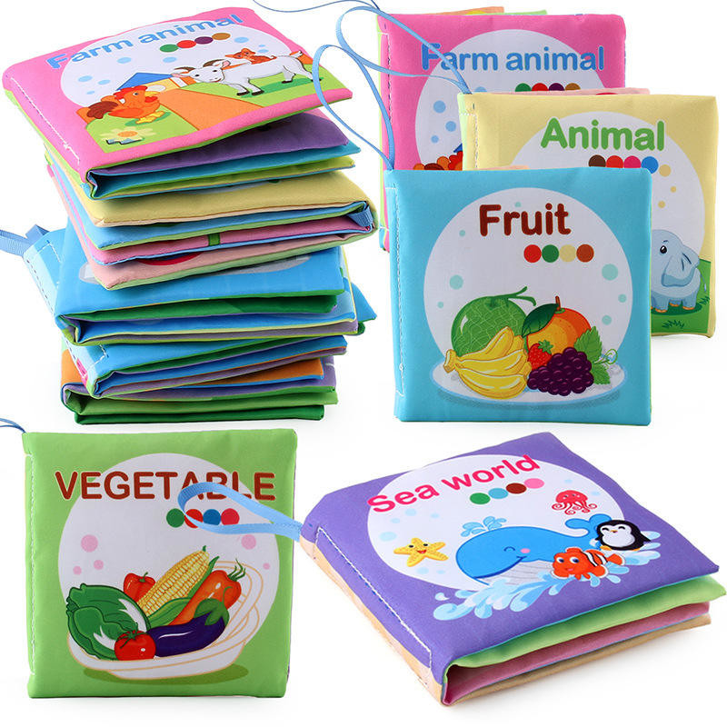 Giocattoli Montessori Libri sensoriali per neonati Libri di attività di base per le abilità di vita per bambini di 18 mesi