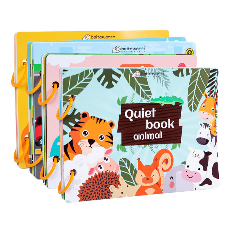 Libro di attività per bambini in età prescolare per l'apprendimento precoce Libro da tavolo per bambini da 6 &quot;X6&quot; a 10 &quot;X10&quot;